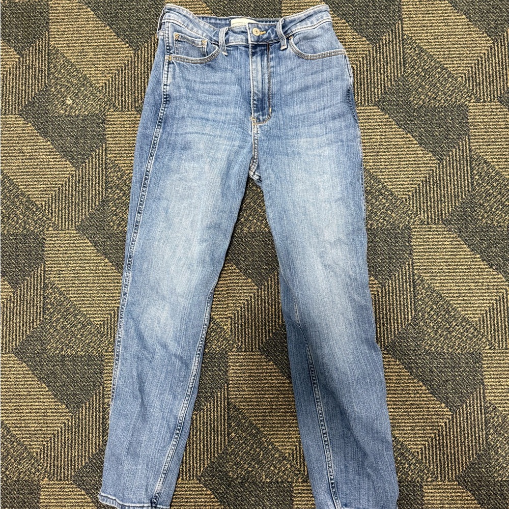 abercrombie & fitch mom high rise jeans